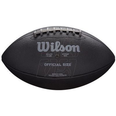 2. Piłka Wilson NFL Jet Black Official FB Game Ball WTF1846XB