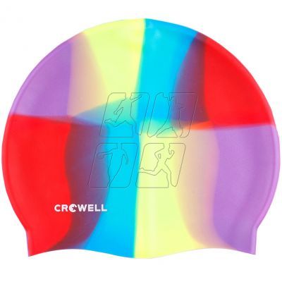Czepek pływacki silikonowy Crowell Multi-Flame-10