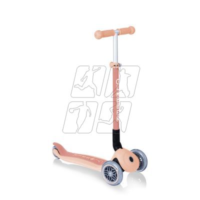 7. Hulajnoga jeździk rowerek Globber Go-Up Foldable Plus ECOlogic Peach 694-506