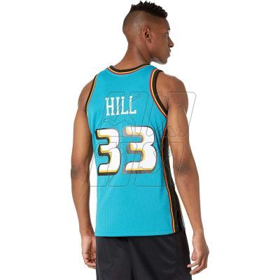 3. Koszulka Mitchell &amp; Ness Detroit Pistons NBA Swingman Road Jersey Pistons 98 Grant Hill M SMJYGS18164-DPITEAL98GHI
