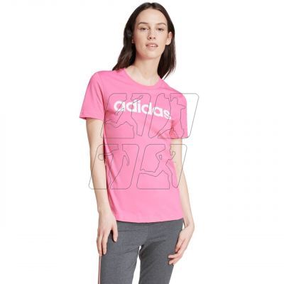 2. Koszulka adidas Loungewear Essentials Slim Logo Tee W IY9191