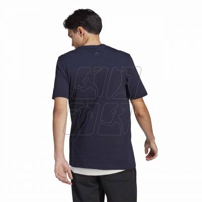 3. Koszulka adidas Essentials Single Jersey Linear Embroidered Logo Tee M IC9275