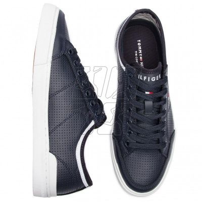 4. Buty Tommy Hilfiger Core Corporate Leather Sneaker M FM0FM00552-403
