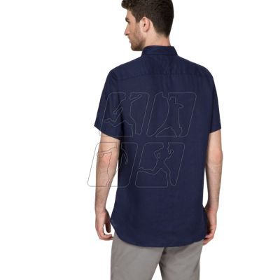 3. Koszula Tommy Hilfiger Linen Shirt S/S. M MW0MW12786