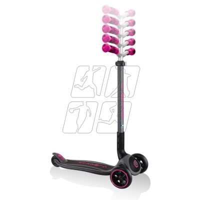 2. Hulajnoga 3-kołowa Globber Master Prime / Black - Neon Pink 664-110