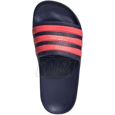 2. Klapki dla dzieci adidas Adilette Aqua K granatowe GV7856