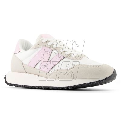 3. Sneakersy damskie New Balance NB 237 stylowe  pianka EVA beżowe (WS237CH)