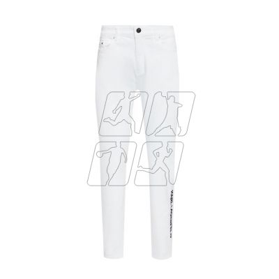 Jeansy Karl Lagerfeld White Gf Denim Pants W 221W1101