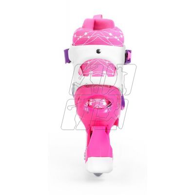 9. Zestaw SMJ Sport Combo Pink LED: 2w1 wrotko-rolki HS-TNK-000009549