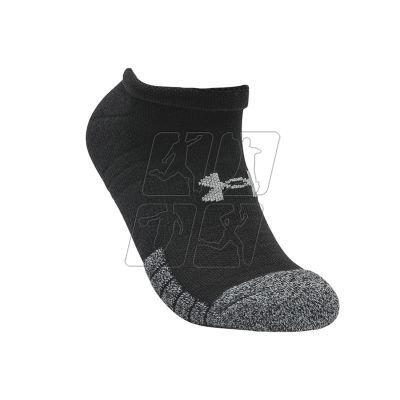 2. Skarpety Under Armour HeatGear No Show Socks 3-Pack W 1346755-001