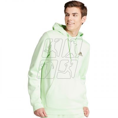 2. Bluza adidas Essentials Fleece Hoodie M IN0327