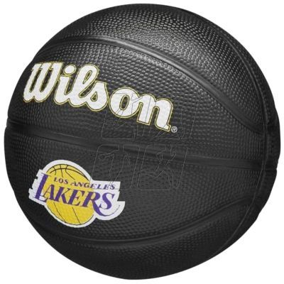 2. Piłka Wilson Team Tribute Los Angeles Lakers Mini Ball Jr WZ4017601XB