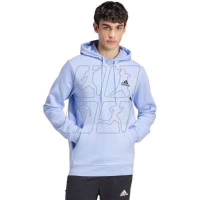 2. Bluza adidas Essentials Fleece Hoodie M IZ4761