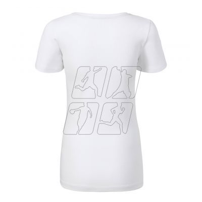 3. Koszulka Malfini Action V-neck W MLI-70100 biały