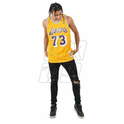 4. Koszulka Mitchell &amp; Ness Los Angeles Lakers NBA Swingman Jersey Lakers 1998 Dennis Rodman  M SMJYCP20064-LALGOLD98DRD