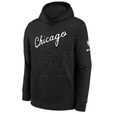 3. Bluza Nike NBA Chicago Bulls Fleece Hoodie EZ2B7FELN-BUL