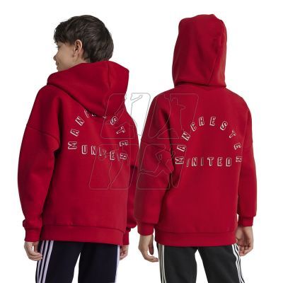 2. Bluza adidas Manchester United Anthem Jacket Jr IT4188