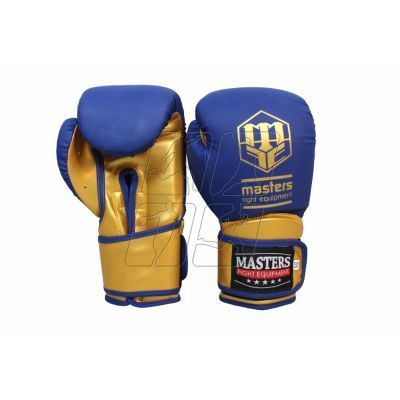 Rękawice bokserskie Masters RPU-COLOR/GOLD 10 oz 01439-0210