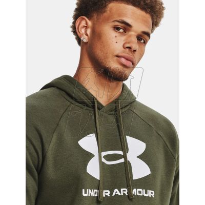 5. Bluza z kapturem Under Armour UA Armour Fleece Big Logo HD M 1379743-390