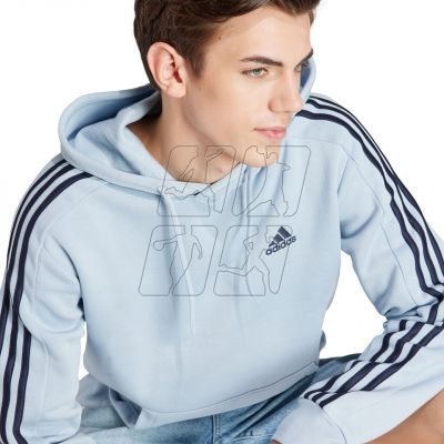 4. Bluza adidas Essentials Fleece 3-Stripes Hoodie M IS0004