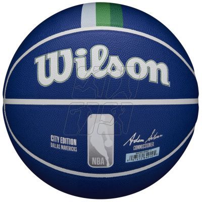 Piłka do koszykówki Wilson NBA Team City Collector Dallas Mavericks Ball WZ4016407ID