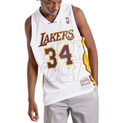 Koszulka Mitchell &amp; Ness Los Angeles Lakers NBA Shaquille O'Neal M SMJY4442-LAL02SONWHIT