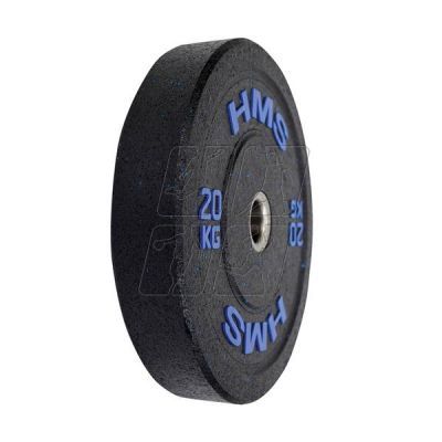 7. Talerz olimpijski HMS BLUE BUMPER 20 kg HTBR20 