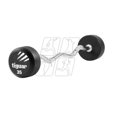 2. Barbell łamany tiguar PU 35 kg TI-WLBPU035