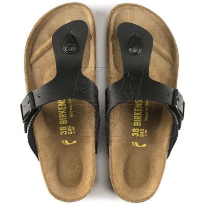 6. Japonki damskie Birkenstock Ramses Birko-Flor Black czarne narrow wąskie (44793)