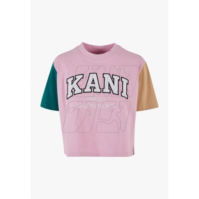 7. Koszulka Karl Kani t-shirt Serif Crop Block Tee W 6130859
