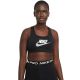 Stanik sportowy Nike Dri-FIT Swsh CB Futura GX Bra W DM0579 010