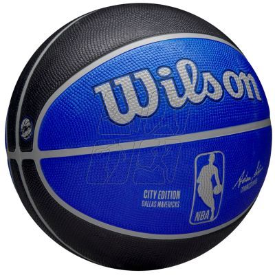 3. Piłka do koszykówki Wilson NBA Team City Edition Dallas Mavericks WZ4024207XB 