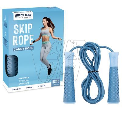 4. Skakanka łożyskowana Spokey Candy Rope SPK-943630