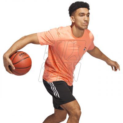 3. Koszulka adidas Lil Stripe Spring Break Graphic Short Sleeve Basketball Tee M IC1869