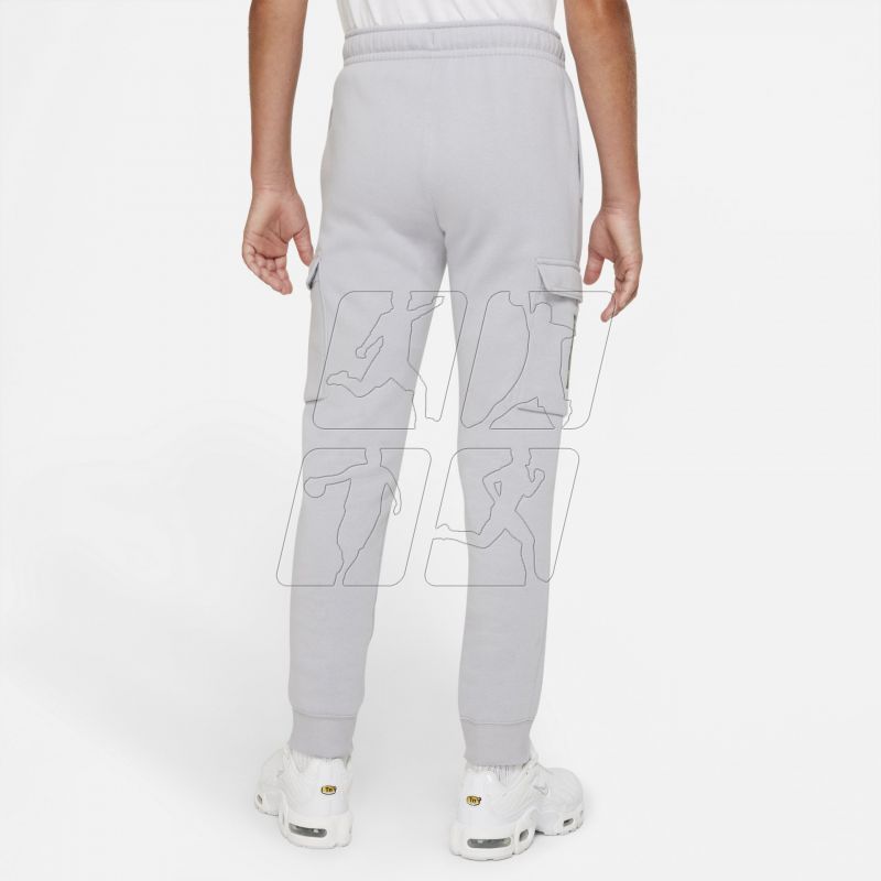 2. Spodnie Nike B NSW ZIGZAG FLC CARGO PANT BB Jr DO2673-012