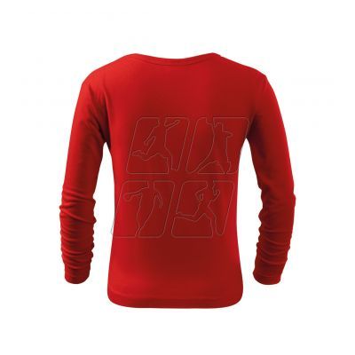 5. Koszulka Malfini Fit-T LS Jr MLI-12107 czerwony