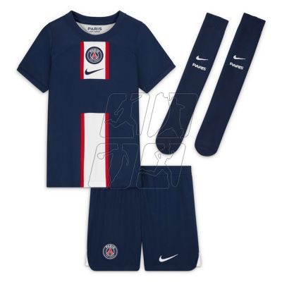 2. Komplet Nike PSG 2022/23 Home Little Kids DJ7897-411