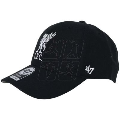 4. Czapka z daszkiem 47 Brand EPL FC Liverpool Cap EPL-MVP04WBV-BKK