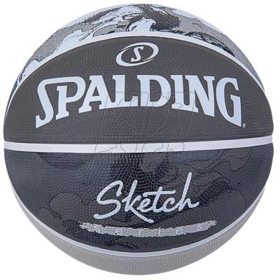 2. Piłka do koszykówki Spalding Sketch Jump Ball 84382Z