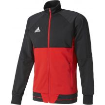Bluza piłkarska adidas Tiro 17 Training Jacket M BQ2596 czarno-czerwona