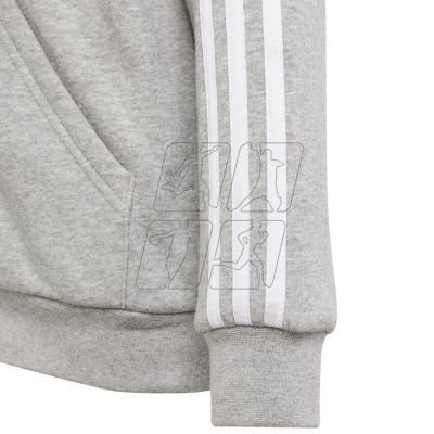 8. Bluza adidas 3 Stripes FL Full-Zip Hoodie Jr IS3241