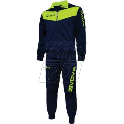 3. Dres Givova Tuta Visa Fluo TR018F 0419