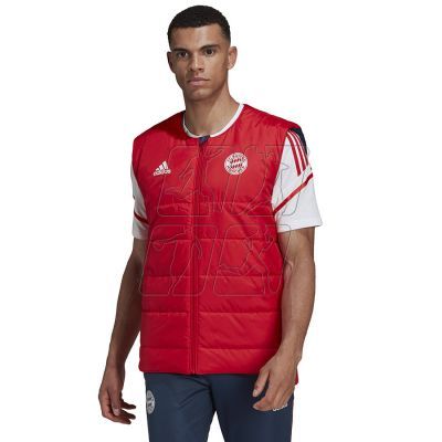 8. Kamizelka adidas Bayern Pad Vest M HG1132