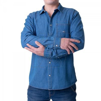 3. Koszula Tommy Jeans Tjm Cotton Denim Shirt Mid Indigo M DM0DM08399-447