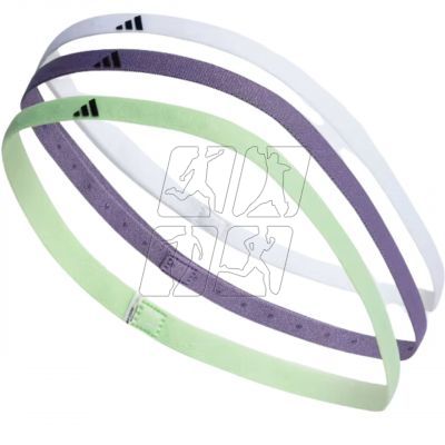 Opaski na włosy adidas Hairband 3-pack IR7870