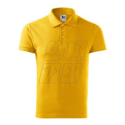 3. Koszulka polo Malfini Cotton M MLI-21204 żółty